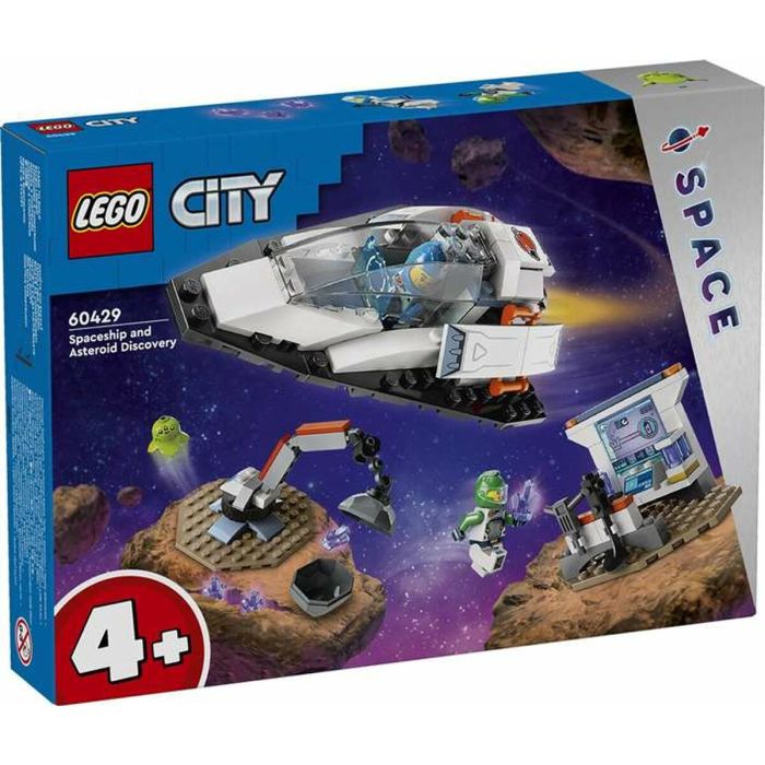 Juego de construccion nave espacial y descubrimiento del asteroide lego city