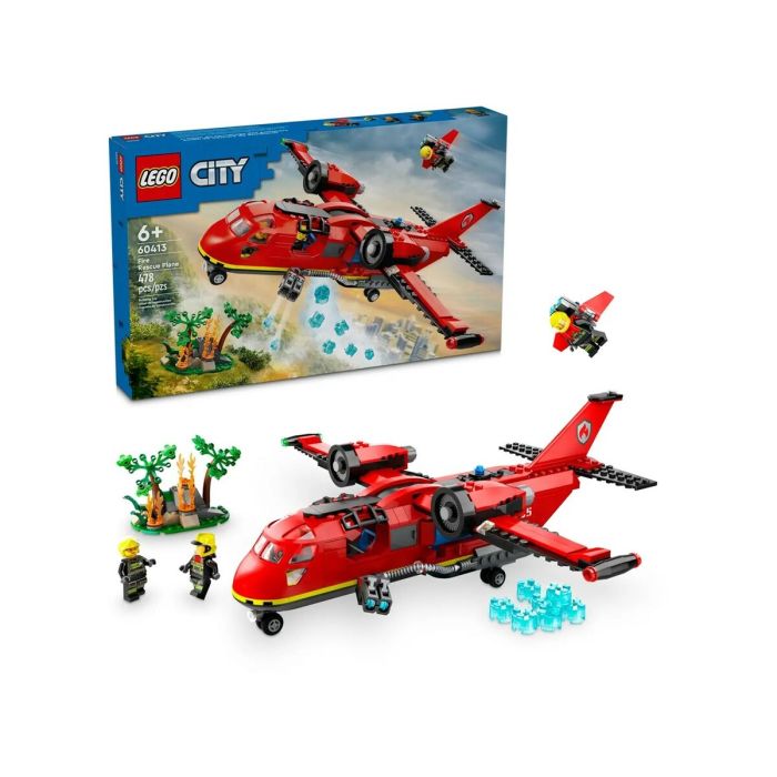 Avión De Rescate De Bomberos Lego City 60413 Lego