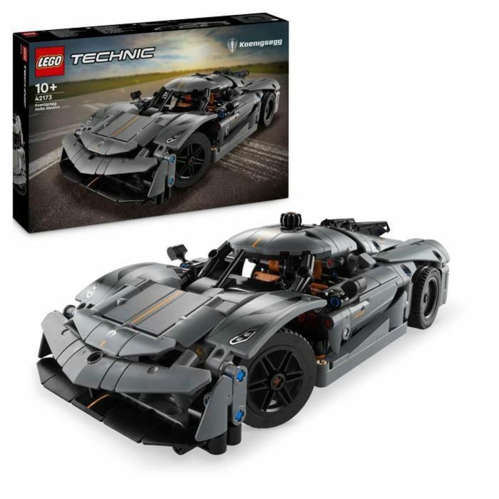 LEGO Technic 42173 Hypercar Koenigsegg Jesko Absolut gris - Juego de construcción