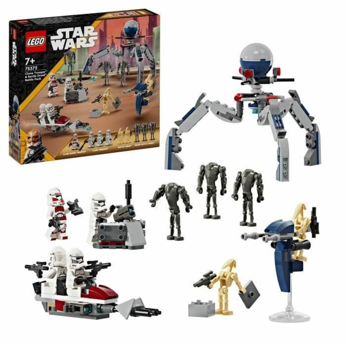 Juego de construccion pack de combate soldado clon y droide de combate lego star wars