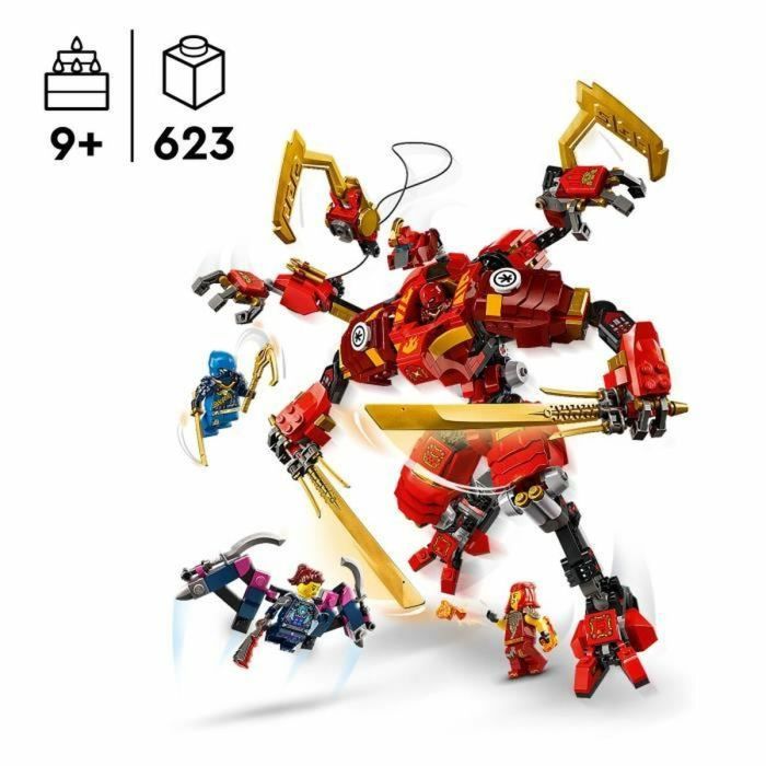 Juego de Construcción Lego NINJAGO 71812 Kai's Ninja Climbing Robot Multicolor 5