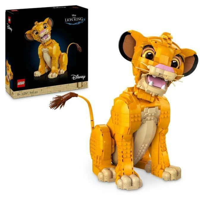 LEGO Disney Classic 43247 Simba, el Joven Rey León, figura animal de colección