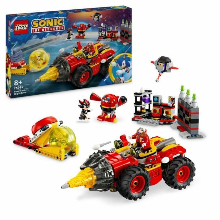 LEGO Sonic the Hedgehog 76999 Super Sonic vs. Egg Drillster, con Shadow y el Dr. Eggman