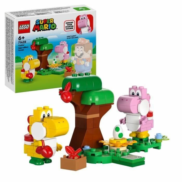 LEGO 71428 Super Mario Set de Expansión Taladro de Yoshi, Juguete para Niños con 2 Figuras de Yoshi