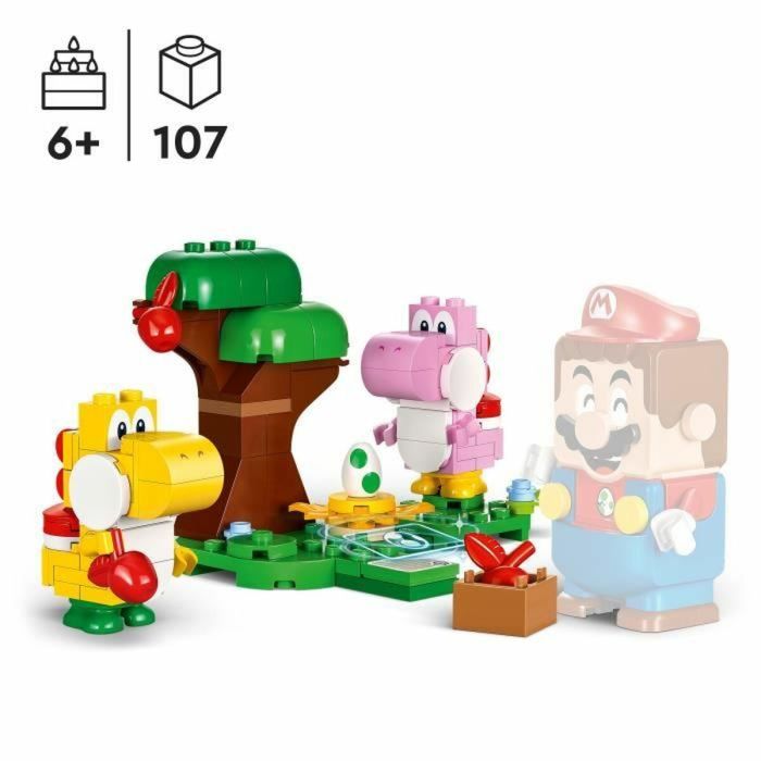 Playset Lego 71428 Expansion Set: Yoshi's Egg in the Forest Plástico 4