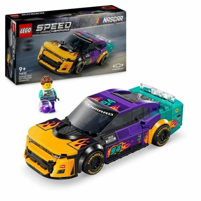 LEGO Speed Champions 76935 NASCAR Next Gen Chevrolet Camaro ZL1 - Set de coches de carreras