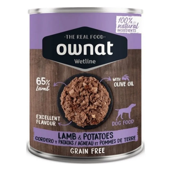 Ownat Wetline Canine Cordero Con Patatas 12x395 gr