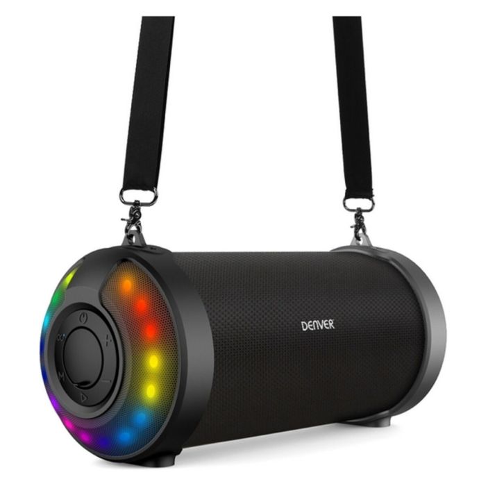 Altavoz Bluetooth Denver Electronics Negro 1500 mAh 8,5 W LED RGB