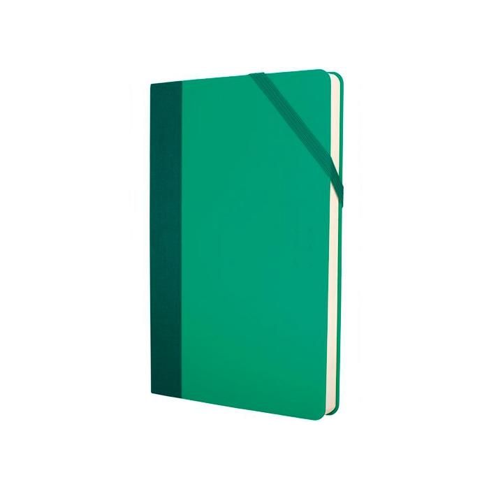 Milan Libreta paperbook mediana 208 pag. cierre con goma 21x14,6x1,6 cm colours verde Milan Libreta paperbook mediana 208 pag. cierre con goma 21x14,6x1,6 cm colours verde