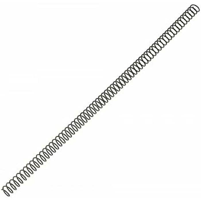 Espirales para Encuadernar Q-Connect KF04430 Metal Ø 12 mm Negro (200 Unidades)