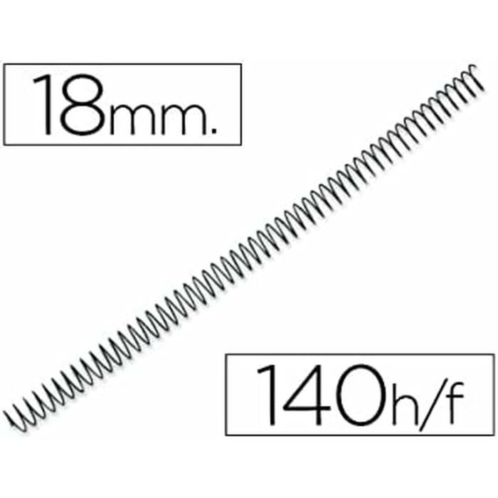 Espirales para Encuadernar Q-Connect KF04433 Metal Ø 18 mm (100 Unidades) 2