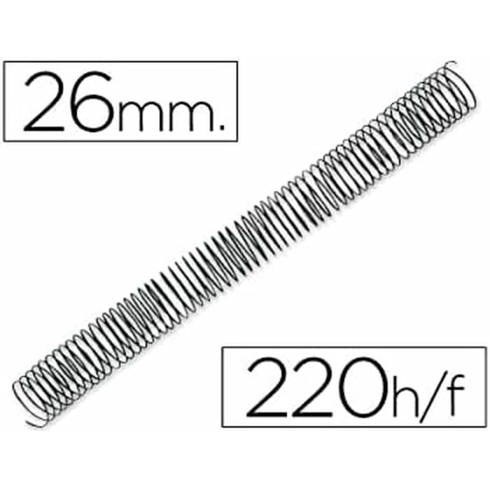 Espirales para Encuadernar Q-Connect KF04437 Metal Ø 26 mm (50 Unidades) 3