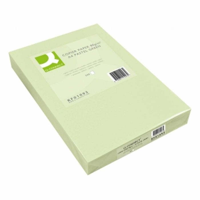 Papel para Imprimir Q-Connect KF16267 Verde A4 500 Hojas