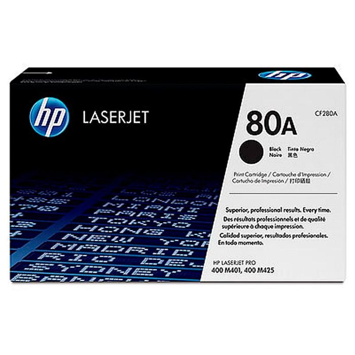 HP 80A Toner HP80A Negro (CF280A) 1