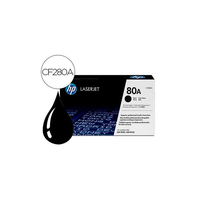 HP 80A Toner HP80A Negro (CF280A)