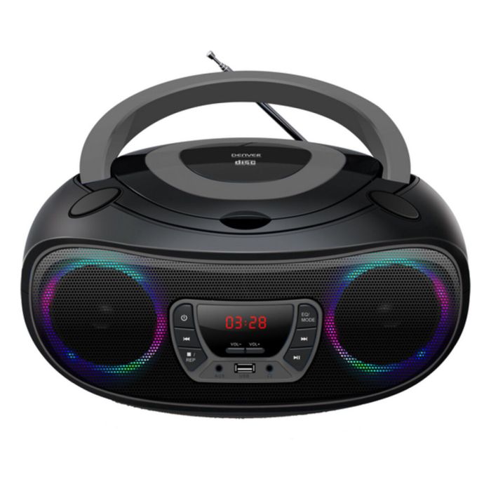 Radio CD Bluetooth MP3 Denver Electronics TCL-212BT GREY 4W Gris Negro/Gris