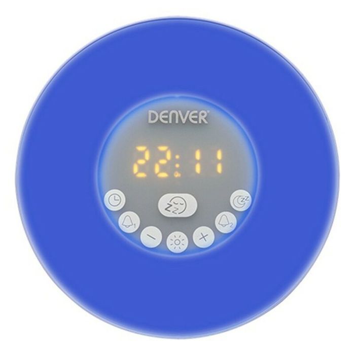 Radio Despertador Denver Electronics 111131010010 FM Bluetooth LED 5