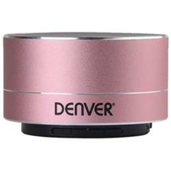 Altavoz Bluetooth Denver Electronics BTS-32 400 mAh 3 W Rosa Altavoz Bluetooth Denver Electronics BTS-32 400 mAh 3 W Rosa