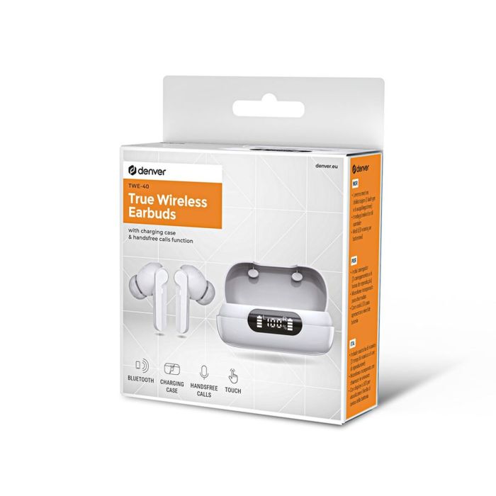 Auriculares Bluetooth Denver Electronics TWE-40 1