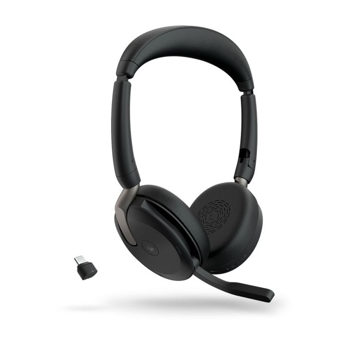 Auriculares Bluetooth con Micrófono Jabra Evolve2 65 Flex Negro 1