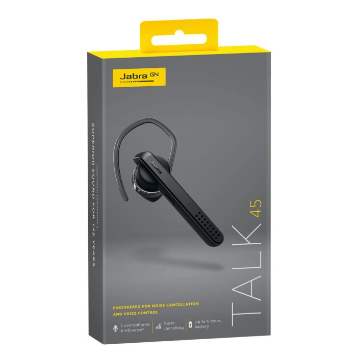 Auricular Bluetooth con Micrófono Jabra Talk 45 Negro