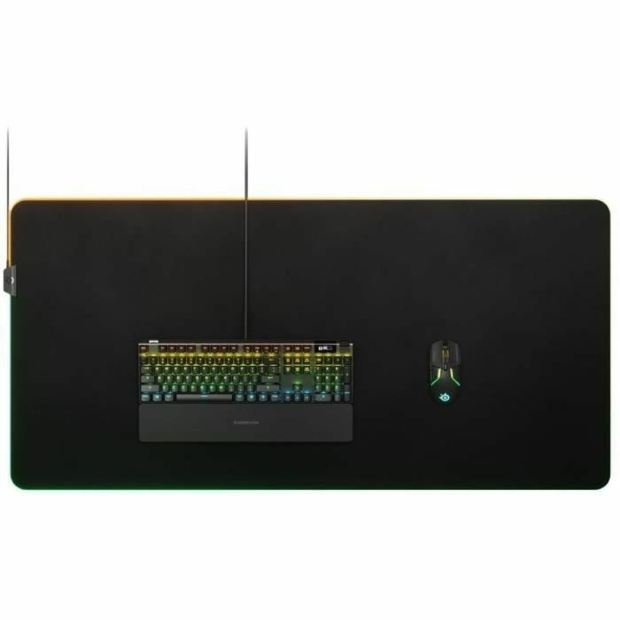 Alfombrilla Gaming SteelSeries Prism Cloth 3XL Negro 59 x 122 x 0,4 cm 12