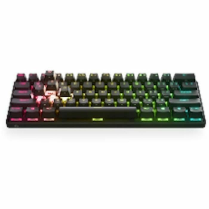 Teclado SteelSeries Apex Pro Mini Negro Inalámbrico Retroiluminado LCD AZERTY