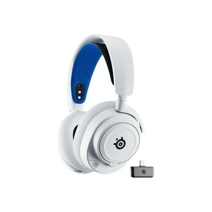 Auriculares con Micrófono SteelSeries Arctis Nova 7P Azul Blanco 1