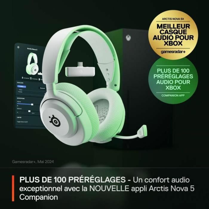 Auriculares con Micrófono SteelSeries Arctis Nova 5X Blanco 3