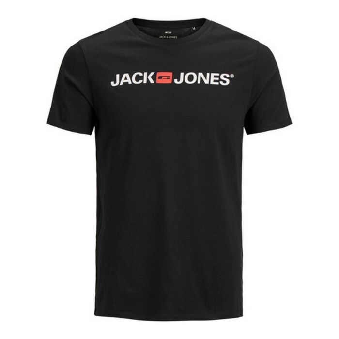 Camiseta de Manga Corta Hombre JJECORP LOGO TEE SS Jack & Jones 12137126 Negro 1 Camiseta de Manga Corta Hombre JJECORP LOGO TEE SS Jack & Jones 12137126 Negro 1