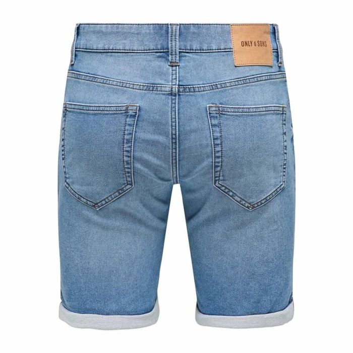 Pantalones Cortos Vaqueros para Hombre Only & Sons Onsply 8584 Blue Denim Azul 5