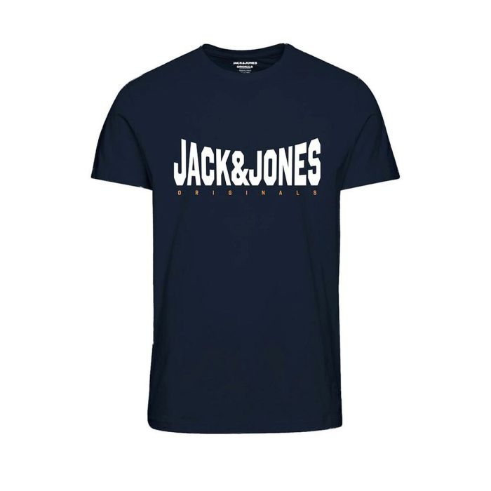 Camiseta de Manga Corta Hombre Jack & Jones JORMARQUE TEE SS 12232652 Azul marino