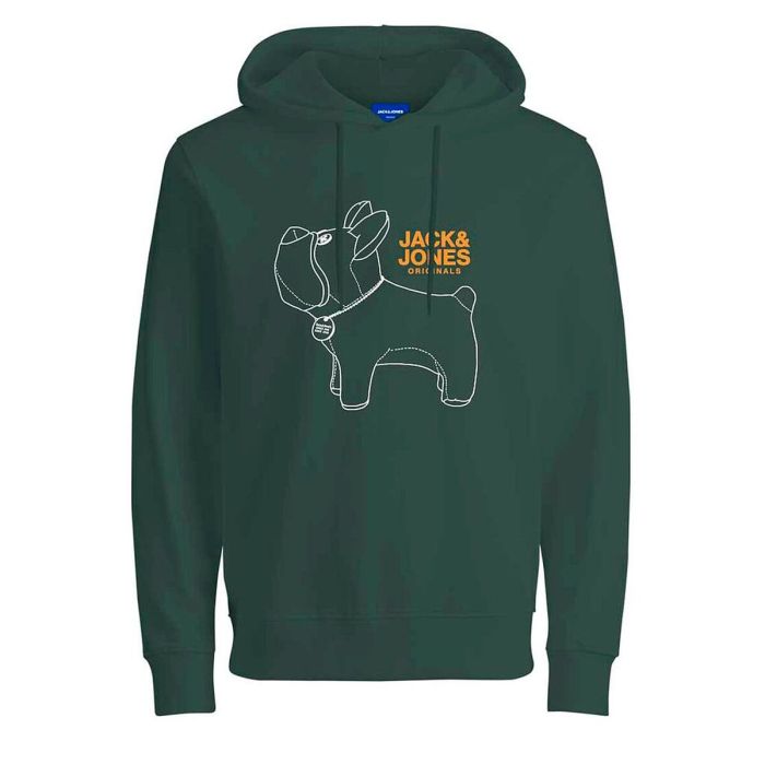 Sudadera con Capucha Hombre JORPAL SWEAT HOOD FST Jack & Jones 2310015 Verde 0 Sudadera con Capucha Hombre JORPAL SWEAT HOOD FST Jack & Jones 2310015 Verde 0