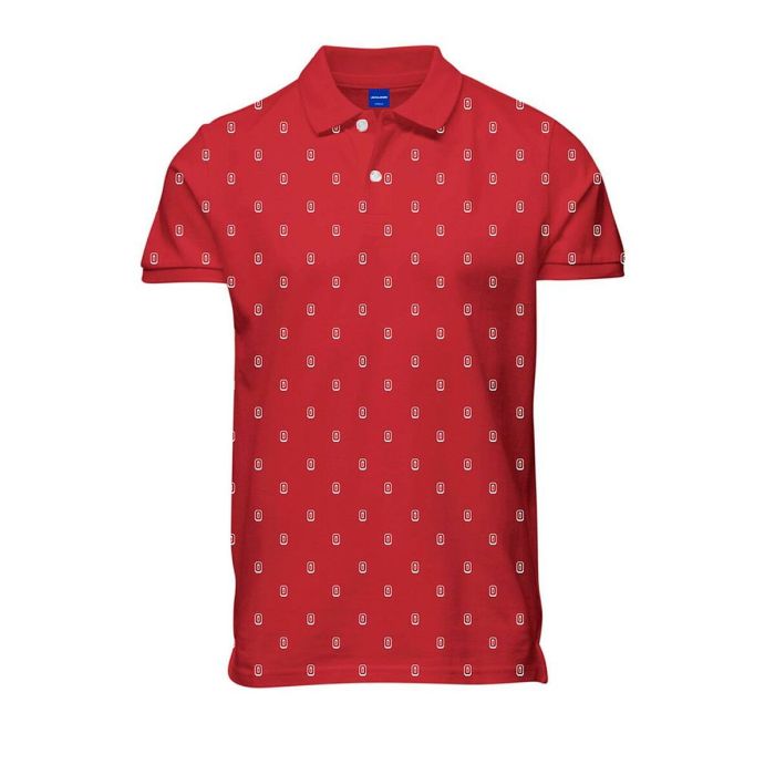 Polo de Manga Corta Hombre JORCOLLECT Jack & Jones SS FST 12232663 Rojo