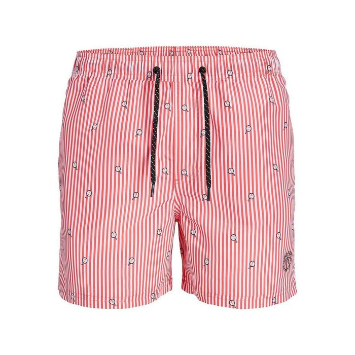 Bañador Hombre PSTFIJI JJSWIM MINI STRIPE LY Jack & Jones 12227350 Rosa