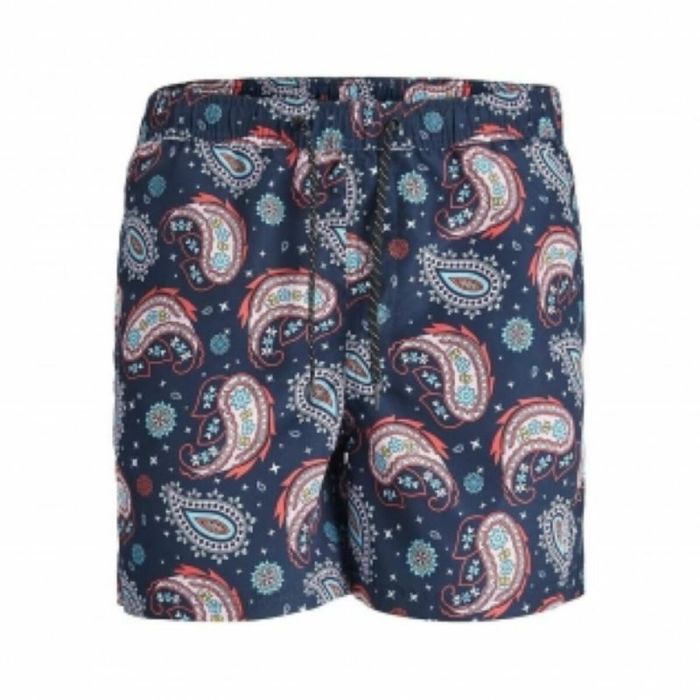 Bañador Hombre Jack & Jones JPSTFIJI JJSWIM PAISLEY 12234512 Azul XXL