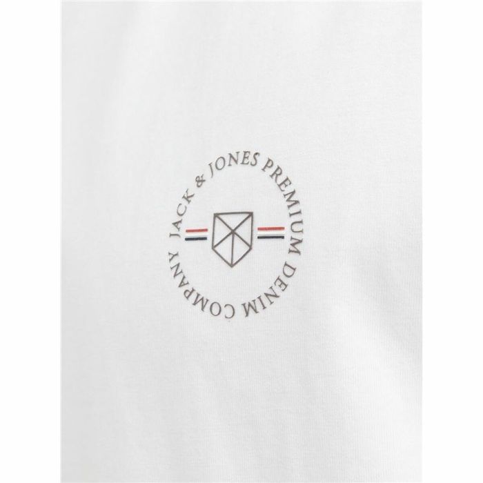 Camiseta de Manga Corta Hombre Jack & Jones lushield Blanco Hombre 1