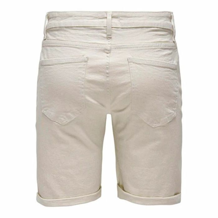 Pantalones Cortos de Hombre Only & Sons Onsply 9296 Ecru Beige 3