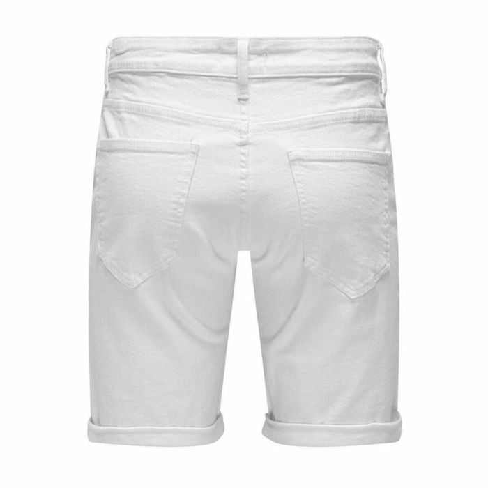 Pantalones Cortos de Hombre Only & Sons Onsply 9297 White Blanco 3