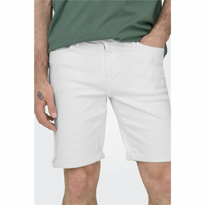 Pantalones Cortos de Hombre Only & Sons Onsply 9297 White Blanco 1