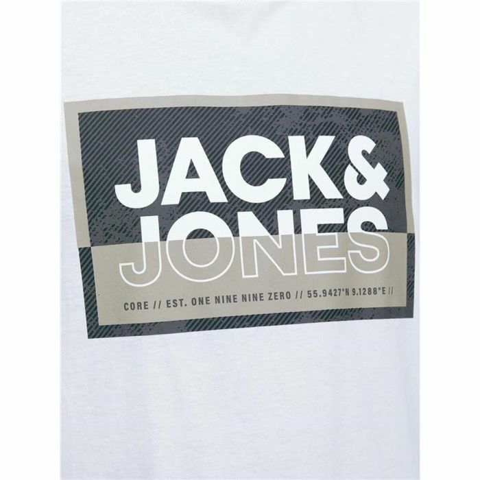 Camiseta de Manga Corta Hombre Jack & Jones logan Blanco Hombre 1