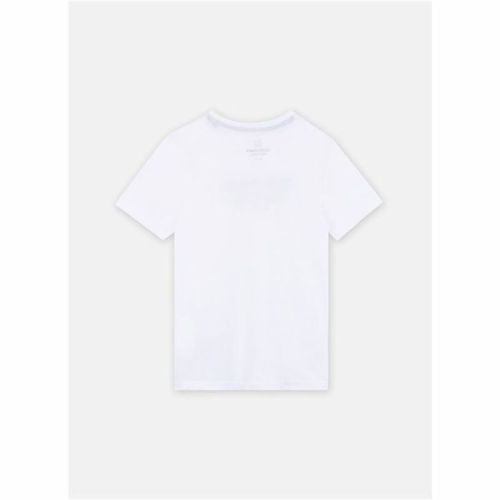 Camiseta de Manga Corta Infantil Jack & Jones Jjsummer Smu Vibe Tee Blanco 2