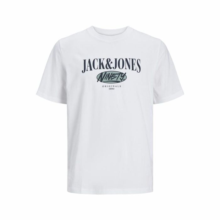 Camiseta de Manga Corta Hombre Jack & Jones cobin Blanco Hombre