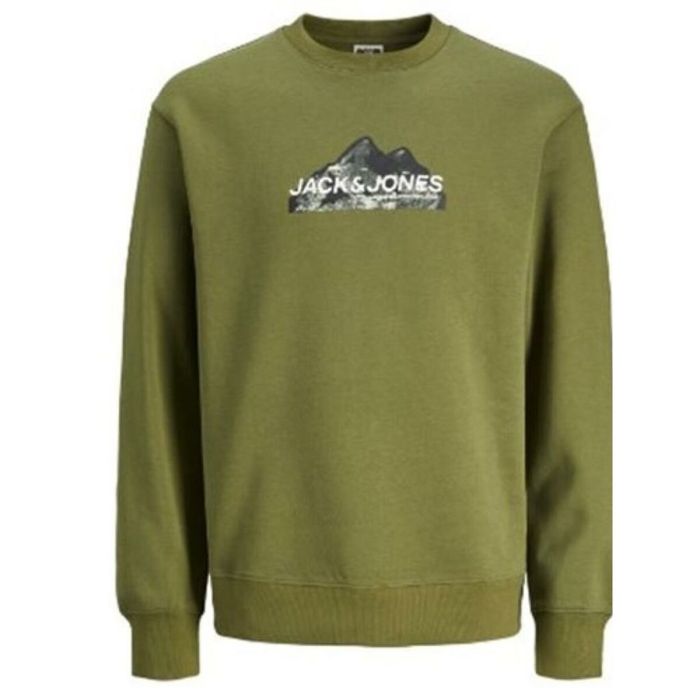 Sudadera sin Capucha Hombre Jack & Jones SWEAT CREW NECK 12262094 Verde 0 Sudadera sin Capucha Hombre Jack & Jones SWEAT CREW NECK 12262094 Verde 0