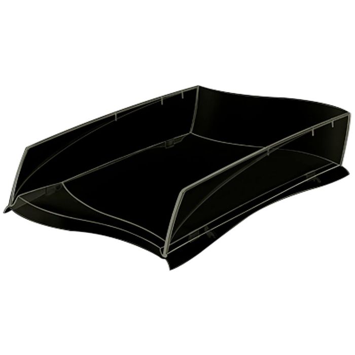 Bandeja Sobremesa Cep Ellypse Greenspirit Plastico Negra 380x275X82 mm 1