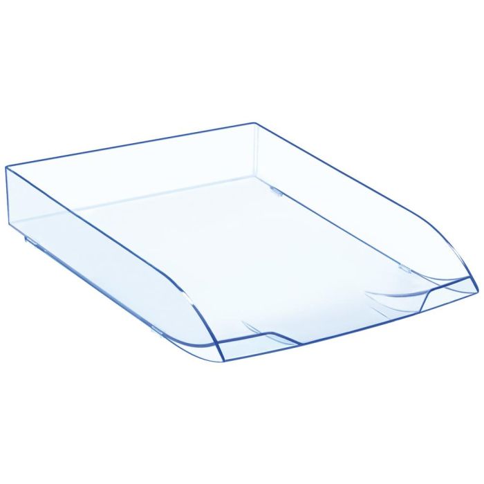 Bandeja Sobremesa Cep Confort Plastico Transparente Celeste 370x270X61 mm 1