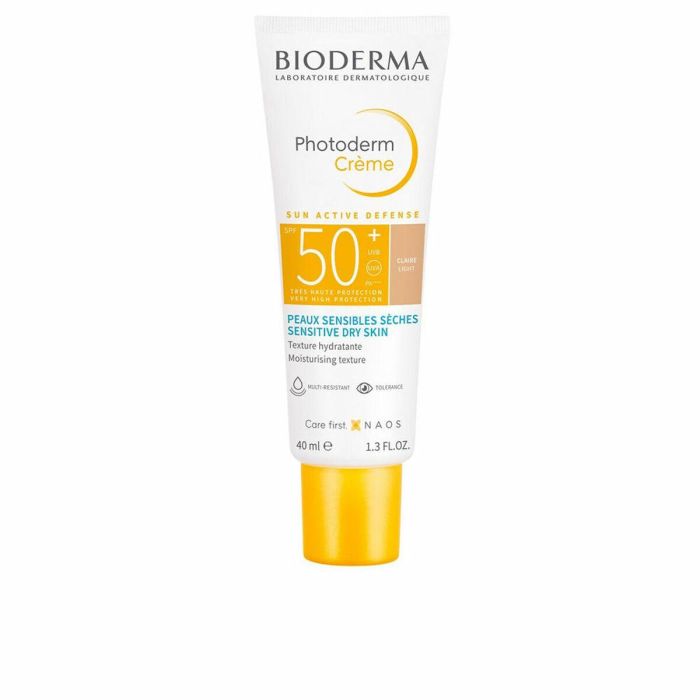 Protector Solar con Color Bioderma Photoderm Spf 50+ 40 ml