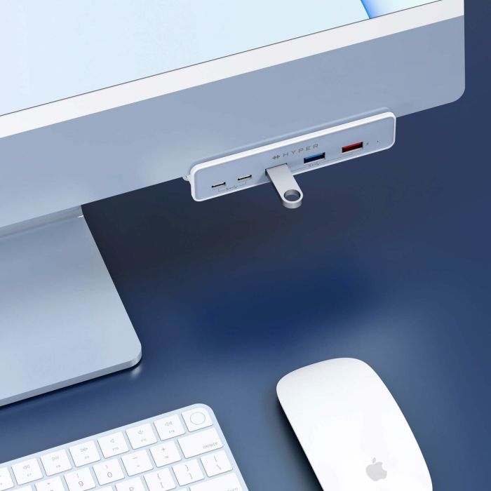 Hub USB Hyper HD34A6 Blanco Multicolor Hub USB Hyper HD34A6 Blanco Multicolor