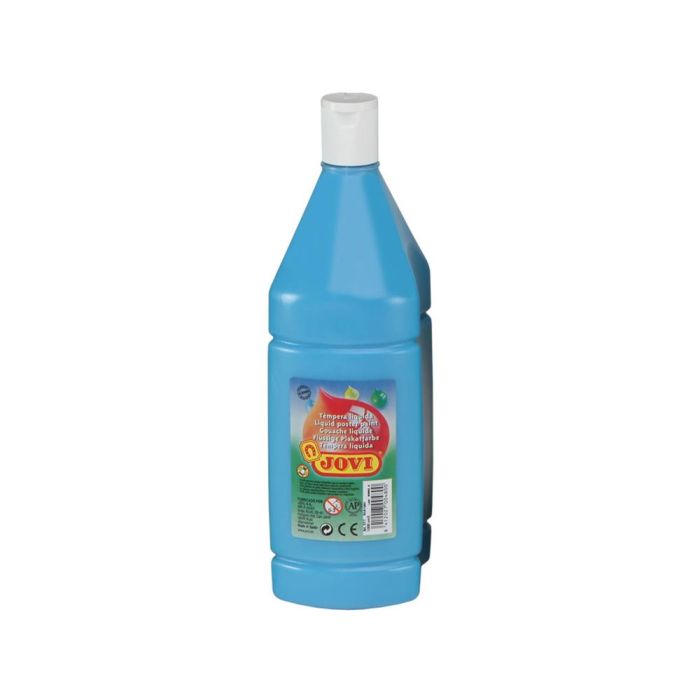 Jovi Témpera Líquida Paint Azul Cyan Botella 1000 mL 1