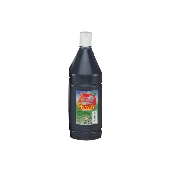 Jovi Témpera Líquida Paint Negro Botella 1000 mL 1